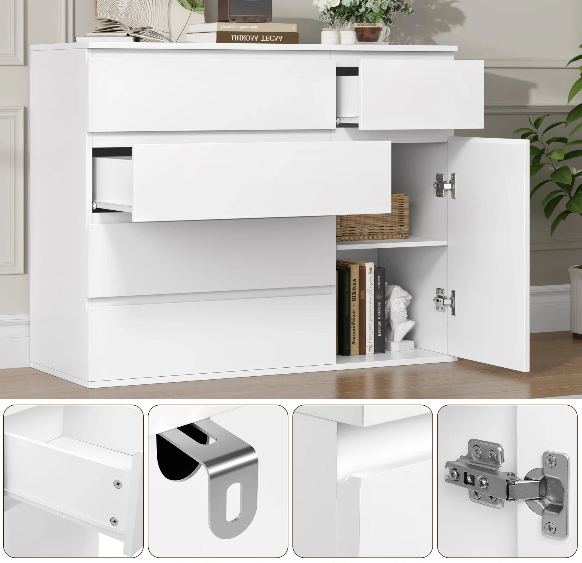 Commode blanche  moderne - Espace enfant