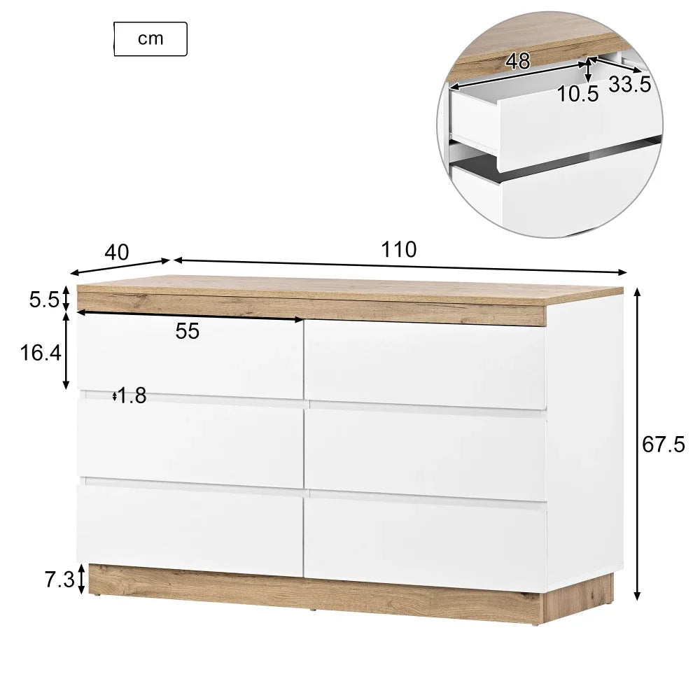 Commode en chêne - Espace Enfant