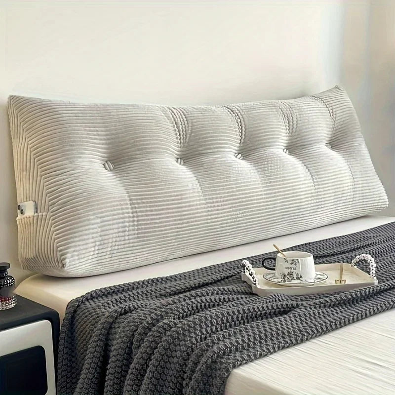 Coussin tête de lit gris -Espace Enfant