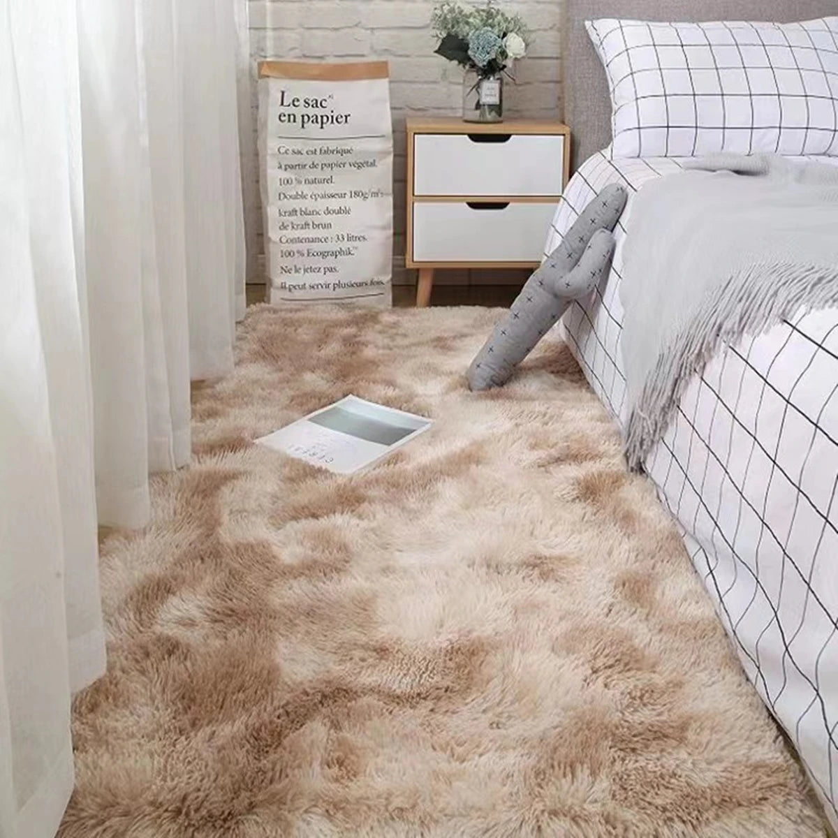 Tapis chambre ado marron - Espace Enfant
