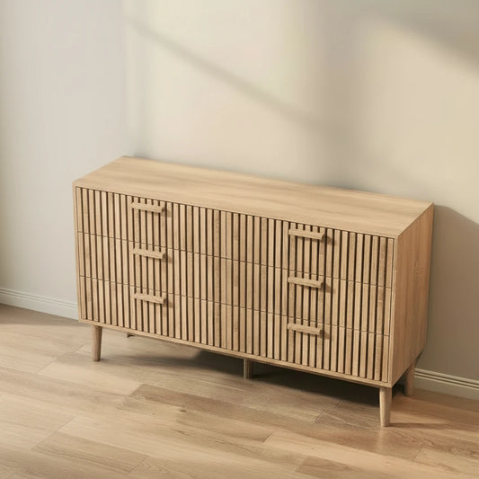 commode en bois 6 tiroirs - Espace Enfant