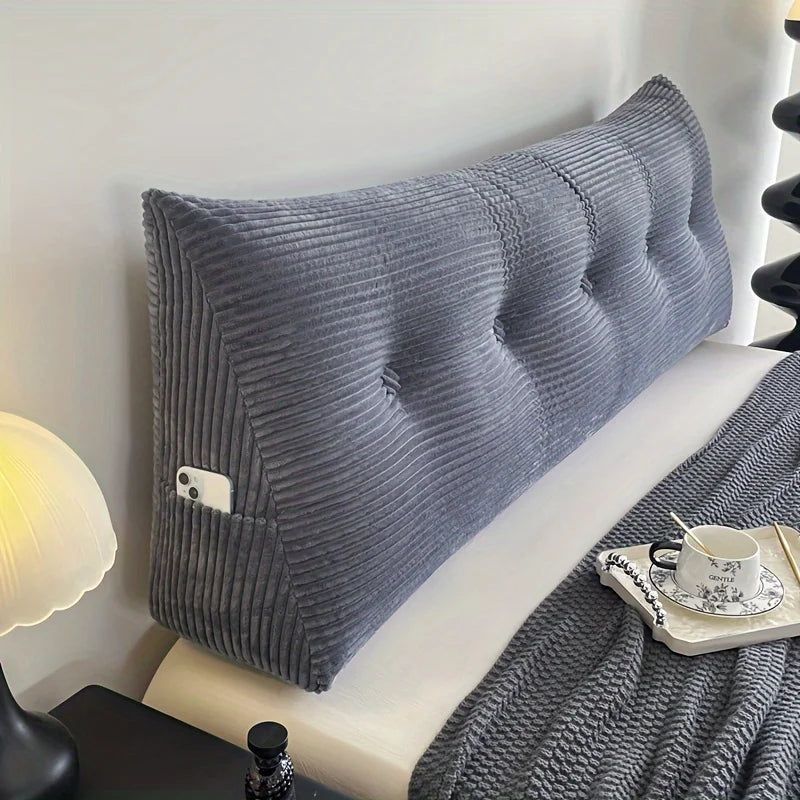 coussin tête de lit gris foncé - Espace Enfant