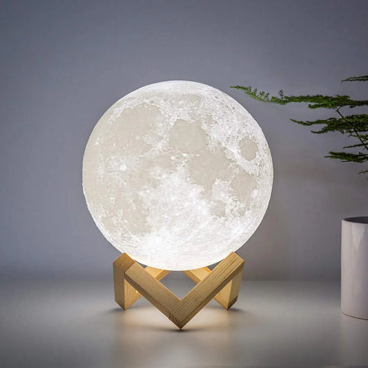 Veilleuse en forme de lune blanche enfant - Espace Enfant